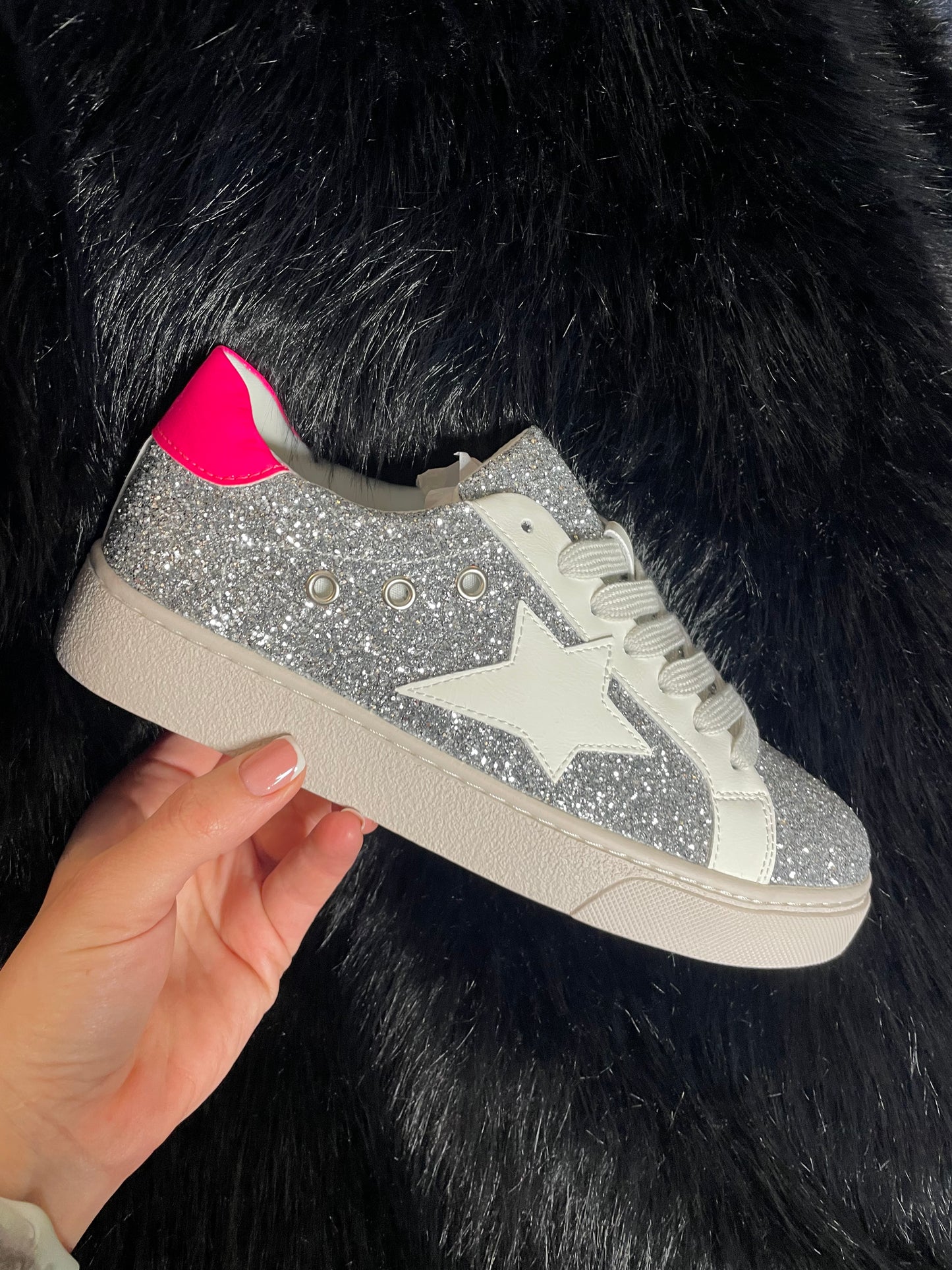 Pink Sparkle Trainers